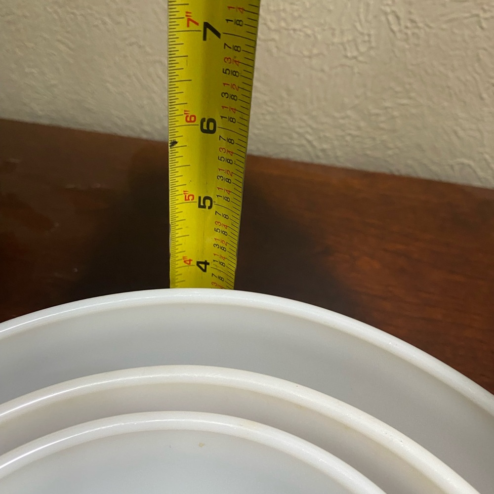 Vintage, Pyrex, 3 Piece Nesting Bowl Set from the 1970s Woodland collection - Picture 8 of 10